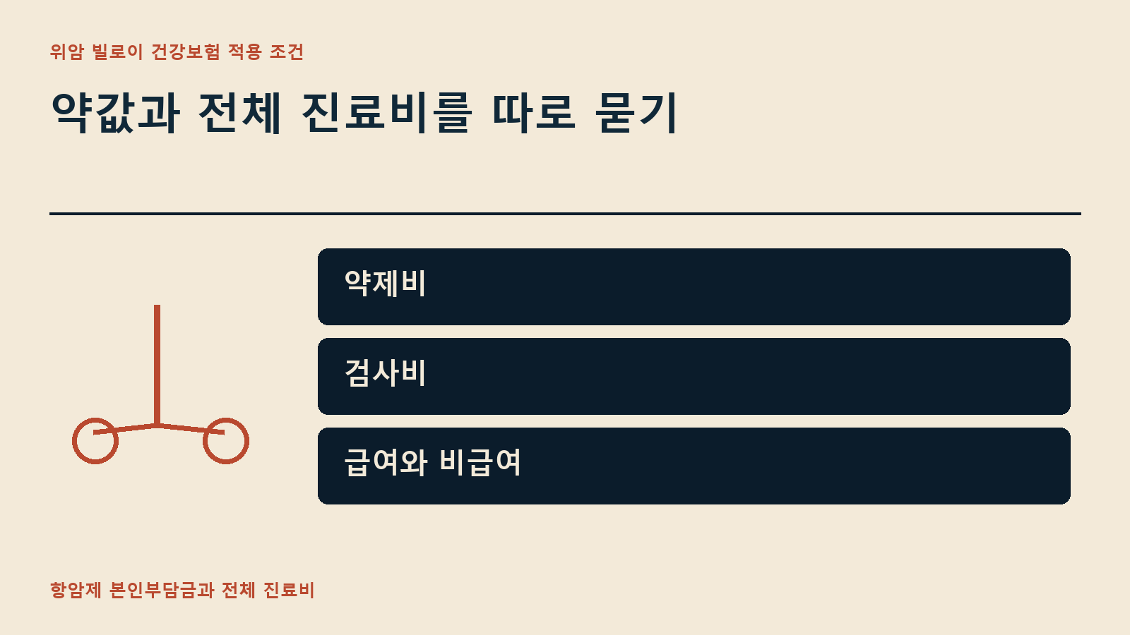 약값과 전체 진료비를 따로 묻기